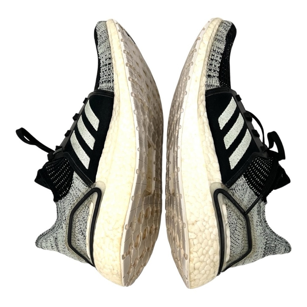 Adidas UltraBoost 19 Linen Green Black Oreo Athletic Running Shoes Women’s 8.5 - Picture 10 of 15